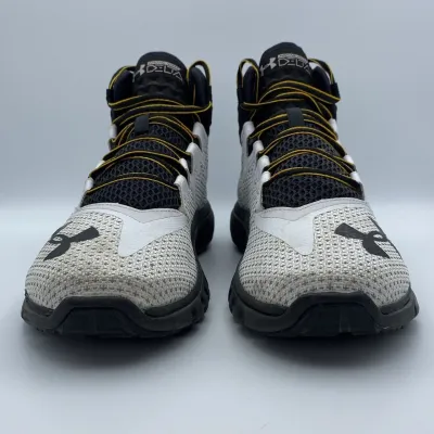 Кроссовки UA X Rock Delta CG-WHT/BLK/WHT Белый Муж (11,5) 45.5 (3021055-102) - 5 - Robinzon.ua