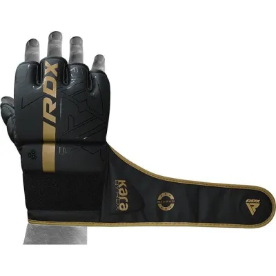 Рукавиці для ММА RDX F6 KARA Matte Golden XL (капа у комплекті) - 3 - Robinzon.ua