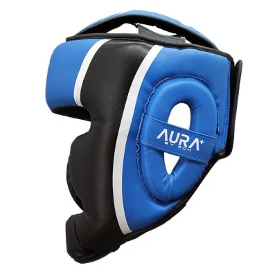 Боксерский шлем RDX AURA PLUS T-17 Blue/Black XL (капа в комплекте) - 5 Боксерский шлем RDX AURA PLUS T-17 Blue/Black XL (капа в комплекте) - 5 - Robinzon.ua