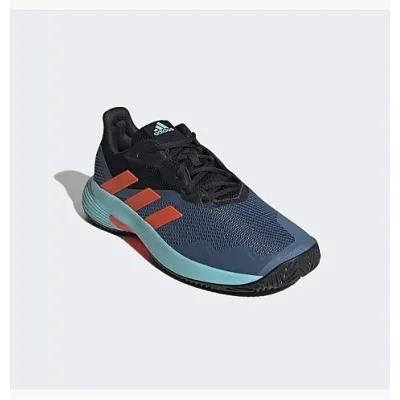 Кросівки чоловічі Adidas Courtjam блакитний,синій,помаранчевий UK7 (40 2/3) GW2987 40.5 - 2 - Robinzon.ua