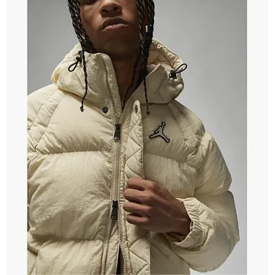 Мужская Куртка JORDAN MJ ESS PUFFER JACKET Бежевый XL (7dDQ7348-206 XL) - 4 - Robinzon.ua