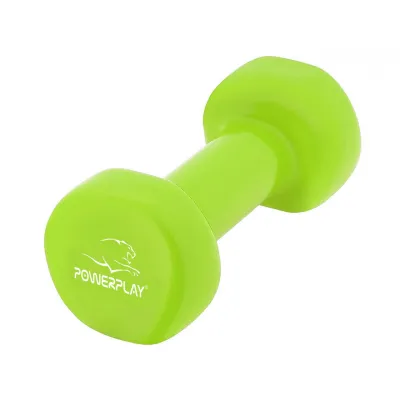 Гантель виниловая PowerPlay 1,5 кг. PP_4103 Зеленая (1шт.) - 1 Гантель виниловая PowerPlay 1,5 кг. PP_4103 Зеленая (1шт.) - 1 - Robinzon.ua