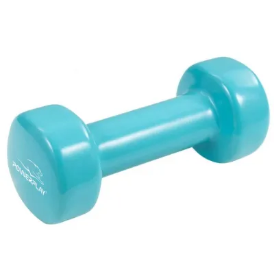 Гантель виниловая PowerPlay 0,5 кг. PP_4103 Голубая (1шт.) - 2 - Robinzon.ua