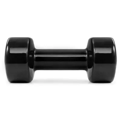 Гантель виниловая PowerPlay 1 кг. PP_4121 Черная (1шт.) - 3 - Robinzon.ua