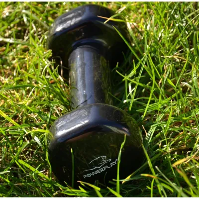 Гантель вінілова PowerPlay 1,5 кг. PP_4121 Чорна (1шт.) - 6 - Robinzon.ua