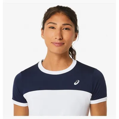 Жіноча Футболка Asics COURT SS TOP Білий Темно-синій S (2042A262-102 S) - 3 Жіноча Футболка Asics COURT SS TOP Білий Темно-синій S (2042A262-102 S) - 3 - Robinzon.ua