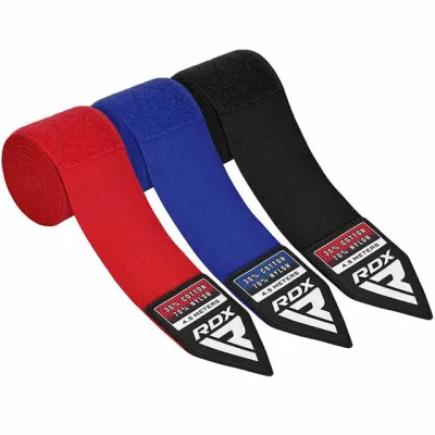 Бинты для бокса RDX RB Hand Wraps Combine 3 пары Red,Black,Blue (4.5м.) - 1 - Robinzon.ua