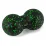 Массажный мяч двойной PowerPlay PP-4352 Epp foam peanut ball (d8*16cm.) Черно/Зеленый - 1 - Robinzon.ua