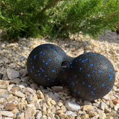 Массажный мяч двойной PowerPlay PP-4352 Epp foam peanut ball (d8*16cm.) Черно/Синий - 6 - Robinzon.ua