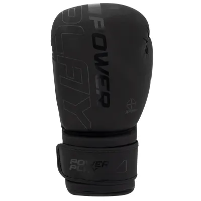 Боксерские перчатки PowerPlay 3024 Ultra Mat Черные 16 унций - 1 - Robinzon.ua