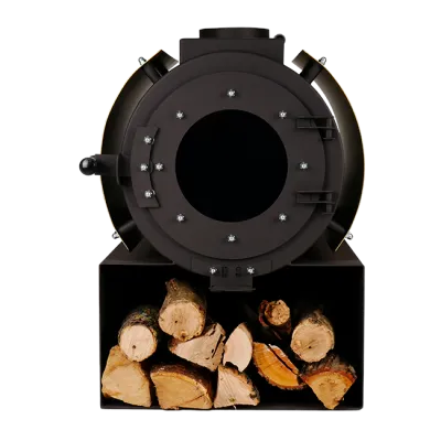 Піч дров'яна опалювальна DS Classic з варильною поверхнею + кожух золотий - 2 - Robinzon.ua