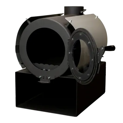 Піч дров'яна опалювальна DS Classic з кожухом срібний - 1 - Robinzon.ua