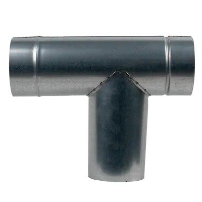 Тройник оцинкованный 90°, диаметр 110мм, толщина 0,5мм - 1 - Robinzon.ua