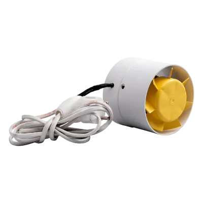 Вентилятор для теплообменника диаметром 100 мм вытяжной канальный Домовент 100 ВКО пластиковый - 1 - Robinzon.ua