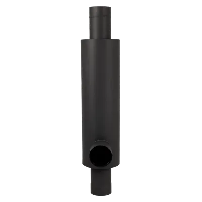 Теплообменник с возможностью принудительного обдува окрашенный нержавеющий черный 110мм - 3 - Robinzon.ua