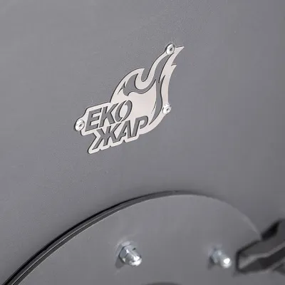 Булерьян тип 01 Экожар на 200 куб.м. с варочной поверхностью со стеклом - 4 - Robinzon.ua