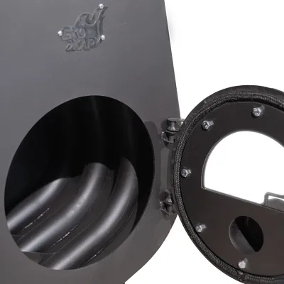 Булерьян тип 00 Экожар на 125 куб.м. с варочной поверхностью со стеклом - 1 - Robinzon.ua