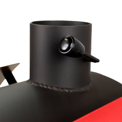 Піч дров'яна опалювальна DS Modern + червоний кожух - 3 Піч дров'яна опалювальна DS Modern + червоний кожух - 3 - Robinzon.ua