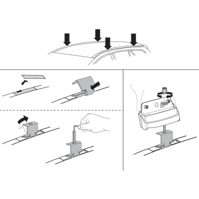 Монтажний комплект Thule 3095 для Suzuki Swift (mkIII) 2010-2017 (TH 183095) - 1 - Robinzon.ua