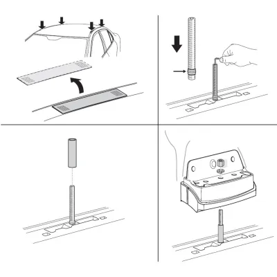 Монтажний комплект Thule 3128 для Mitsubishi Outlander (mkIII) 2013-2021 (TH 183128) - 1 - Robinzon.ua