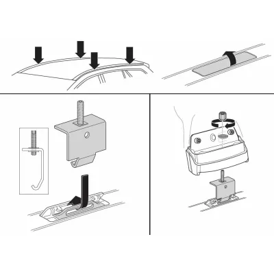 Монтажний комплект Thule 3156 для Suzuki Baleno (хетчбек)(mkIV) 2016→ (TH 183156) - 1 - Robinzon.ua