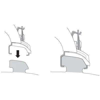 Монтажний комплект Thule 4043 для Fiat 500X (mkI) 2015→ (TH 184043) - 1 - Robinzon.ua