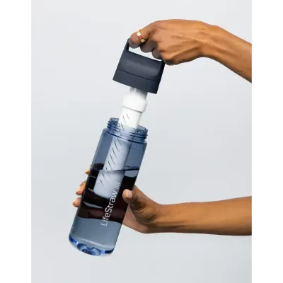 Пляшка-фільтр для води LifeStraw Go Filter Bottle, 650 мл, Aegean Sea (LSW LGV422ASWW) - 3 - Robinzon.ua
