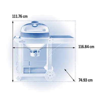 Вугільний гриль 57 см Napoleon PRO Kettle CART PRO22K-CART-3 - 6 - Robinzon.ua