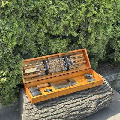 Подарочный набор Mzavod Мастер BBQ светлый - 1 - Robinzon.ua