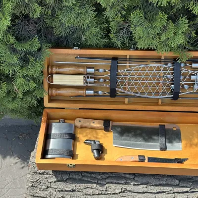 Подарочный набор Mzavod Мастер BBQ светлый - 3 - Robinzon.ua