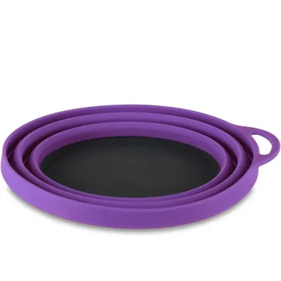 Lifeventure тарелка Silicone Ellipse Bowl purple - 2 - Robinzon.ua