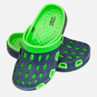 Крокси Aqua Speed SILVI 6928 синій, зелений Діт 25 5908217669285 - 1 - Robinzon.ua