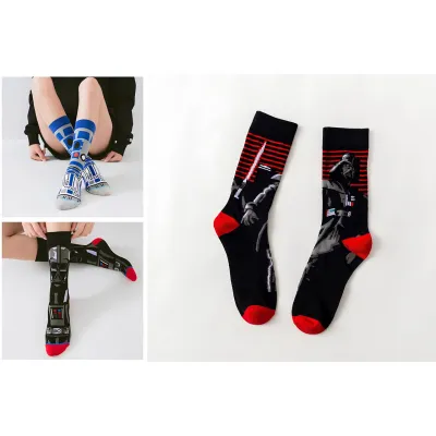 Носки Star Wars RESTEQ 3 пары, Дарт Вейдер, R2-D2, мужские и женские носки 38-44, носки Звездные войны - 3 - Robinzon.ua