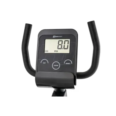 Горизонтальный велотренажер магнитный Hop-Sport 040L Root черно-желтый - 3 - Robinzon.ua