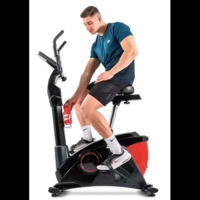 Велотренажер электромагнитный + мат Hop-Sport 090H Apollo черно-красный - 1 - Robinzon.ua