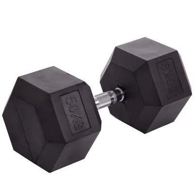 Гантель 50 кг цельная шестигранная Zelart-2679-50 - 1 - Robinzon.ua