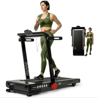 Беговая дорожка электрическая Hop-Sport HS-2500LB Aspire черный - 4 - Robinzon.ua