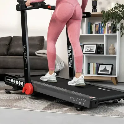 Беговая дорожка электрическая Hop-Sport HS-2500LB Aspire черный - 5 - Robinzon.ua