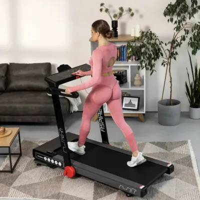 Беговая дорожка электрическая Hop-Sport HS-2500LB Aspire черный - 6 - Robinzon.ua