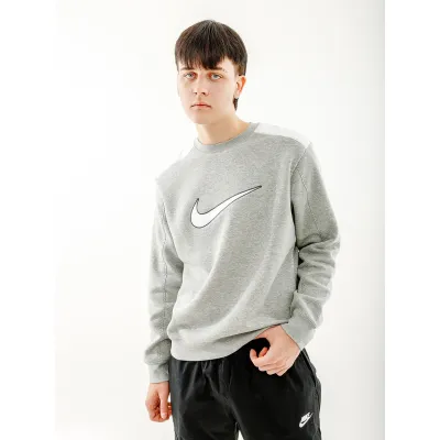 Мужская Кофта Nike CREW BB Серый M (7dFN0245-063 M) - 1 - Robinzon.ua