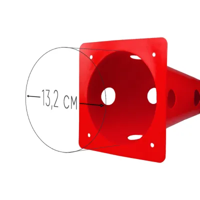 Конус-фішка спортивна EasyFit для тренувань червона 31 см EF-1679-R - 2 Конус-фішка спортивна EasyFit для тренувань червона 31 см EF-1679-R - 2 - Robinzon.ua