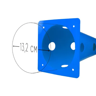 Конус-фишка спортивная EasyFit 31 см синяя - 2 - Robinzon.ua