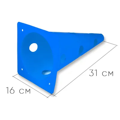 Конус-фишка спортивная EasyFit 31 см синяя - 1 - Robinzon.ua