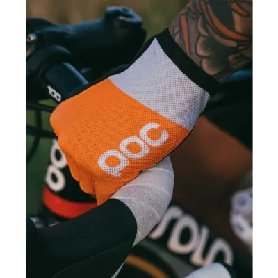 Велоперчатки POC Essential Road Mesh Short Glove, Granite Grey / Zink Orange, M (PC 303718287MED1) - 1 - Robinzon.ua