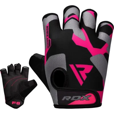 Рукавички для фітнесу RDX F6 Sumblimation PINK M - 4 - Robinzon.ua