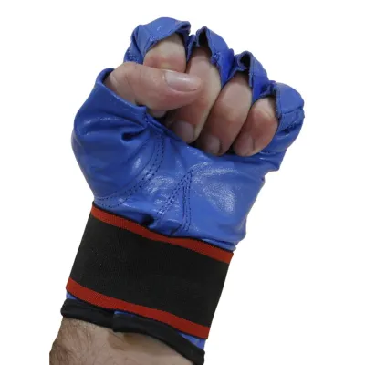 Перчатки шингарты кожаные SPRINTER на липучке синий M - 4 Перчатки шингарты кожаные SPRINTER на липучке синий M - 4 - Robinzon.ua