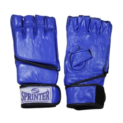 Рукавички для єдиноборств Sprinter - сині, шкіра - 1 Рукавички для єдиноборств Sprinter - сині, шкіра - 1 - Robinzon.ua