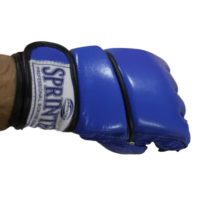 Рукавички для єдиноборств Sprinter - сині, шкіра - 5 Рукавички для єдиноборств Sprinter - сині, шкіра - 5 - Robinzon.ua