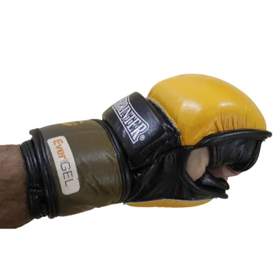 Перчатки для смешанных единоборств MMA Sprinter желто-черные - 6 - Robinzon.ua