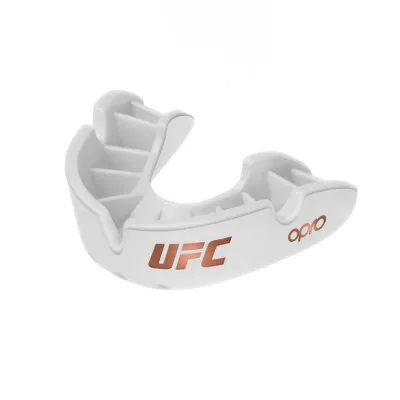 Капа боксерська OPRO Junior Bronze UFC Hologram White (art.002264002) - 5 - Robinzon.ua